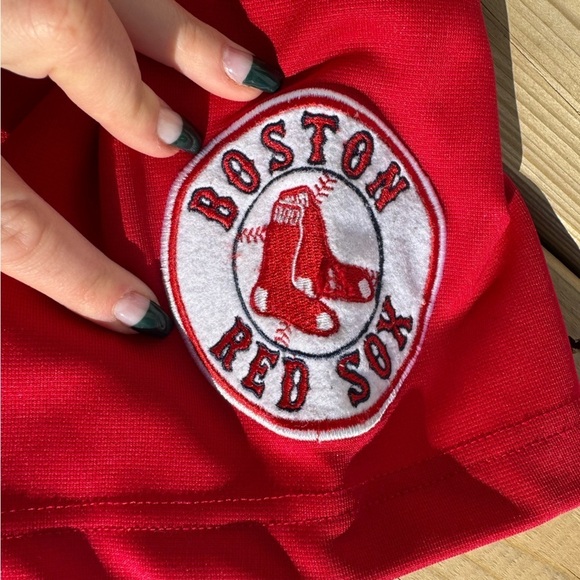 Vintage MLB Boston Red Sox Jersey Size L - Picture 4 of 6
